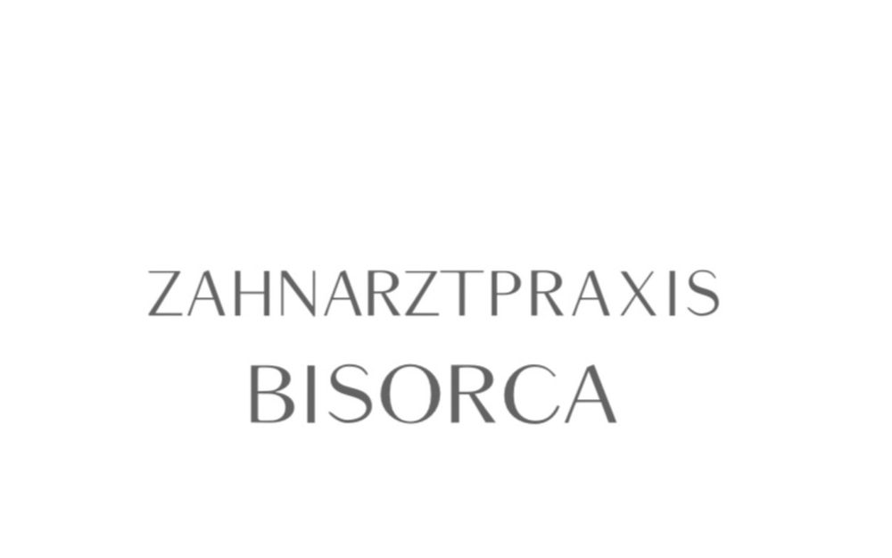 Zahnarztpraxis Bisorca Schriftzug